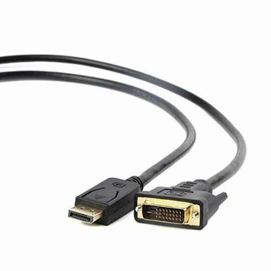 Adapter DisplayPort naar DVI GEMBIRD 8716309078931 1080 px 1,8 m Zwart 1,8 m 1