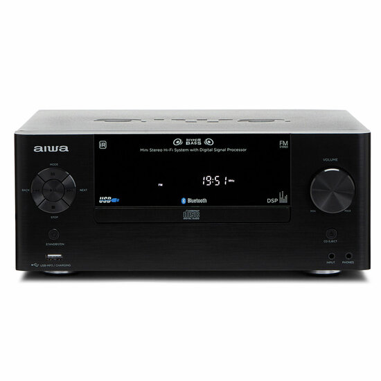 Mini hifi Aiwa MSBTU500 Zwart 50 W 4