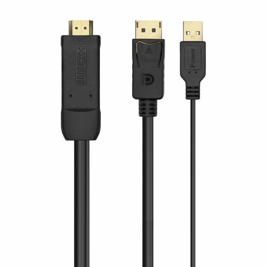 Mini DisplayPort naar HDMI Kabel Aisens A122-0641 Zwart 1