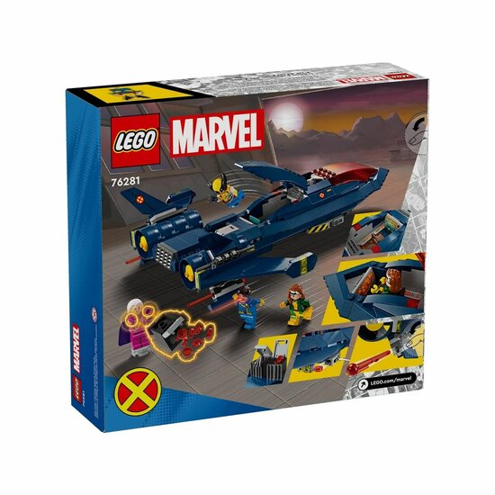 Bouwspel Lego MARVEL 76281 X-MEN X-JET Multicolour 359 Onderdelen 2