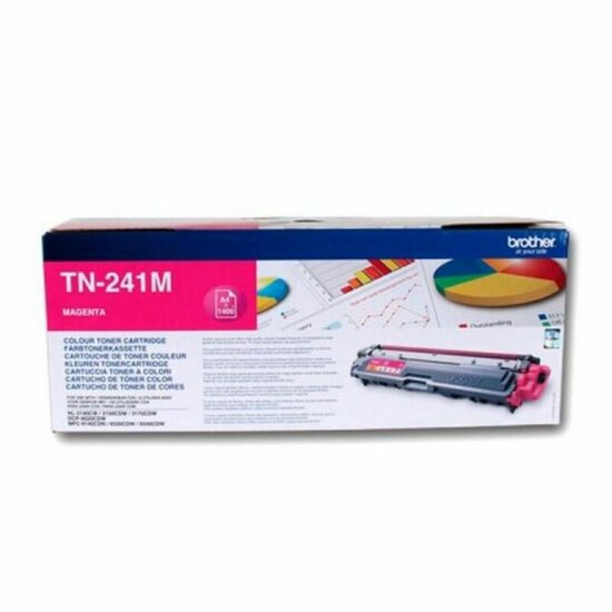 Originele Toner Brother TN241M Zwart Magenta 2