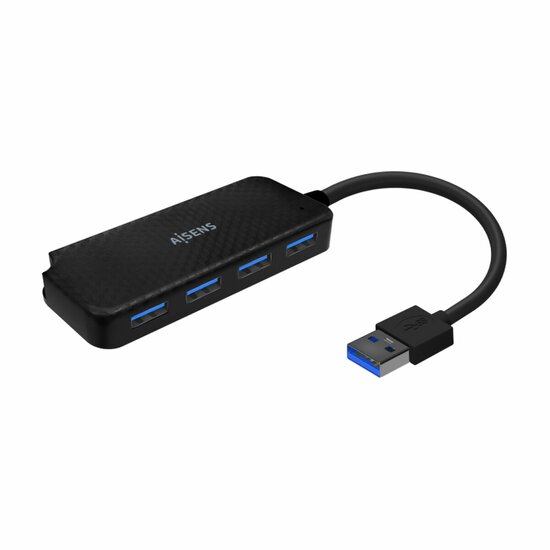 USB-HUB Aisens Zwart (1 Stuks) 2