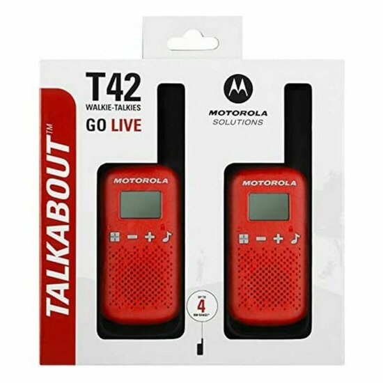 Walkie Talkie Motorola TALKABOUT T42 1,3&quot; LCD 4 km Rood 5