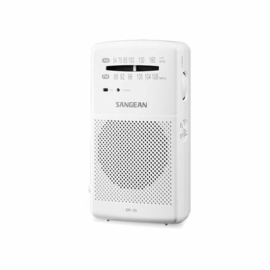 Radio Sangean SR35W BLANCO Wit 1