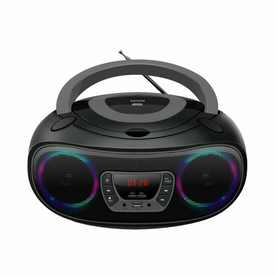 Radio met cd- en mp3-speler en Bluetooth Denver Electronics TCL212BT Grijs Zwart/Gris 1