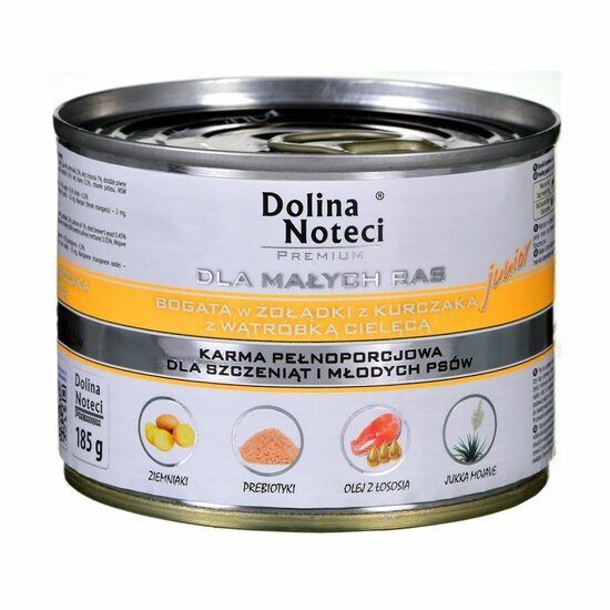 Natvoer Dolina Noteci Kip Lever Varken 185 g 1