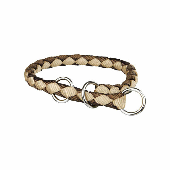 Hondenhalsband Trixie Bruin Beige S/M 30-36 cm 1