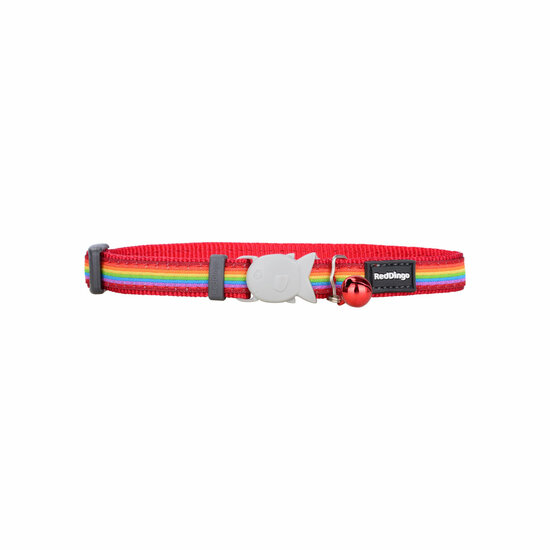 Kattenhalsband Red Dingo Rainbow 20-32 cm Multicolour 2