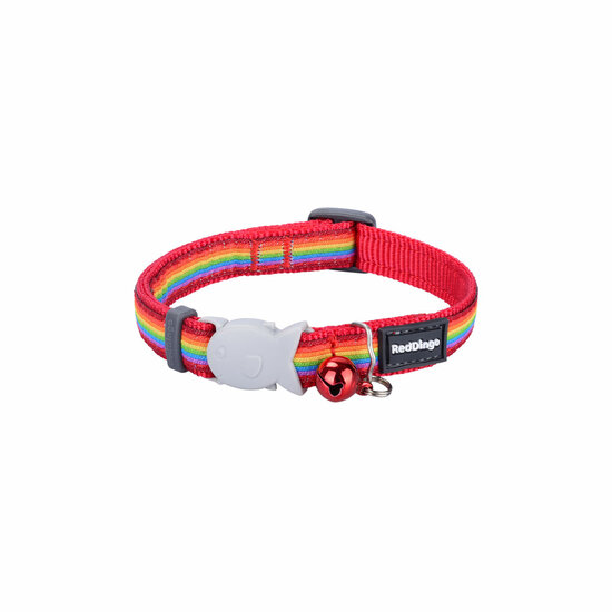 Kattenhalsband Red Dingo Rainbow 20-32 cm Multicolour 4