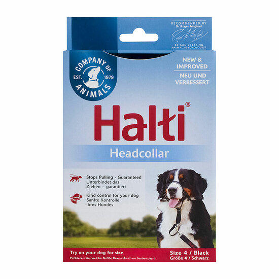 Trainingshalsbanden voor honden Company of Animals Halti Zwart Muilkorf (46-62 cm) 2