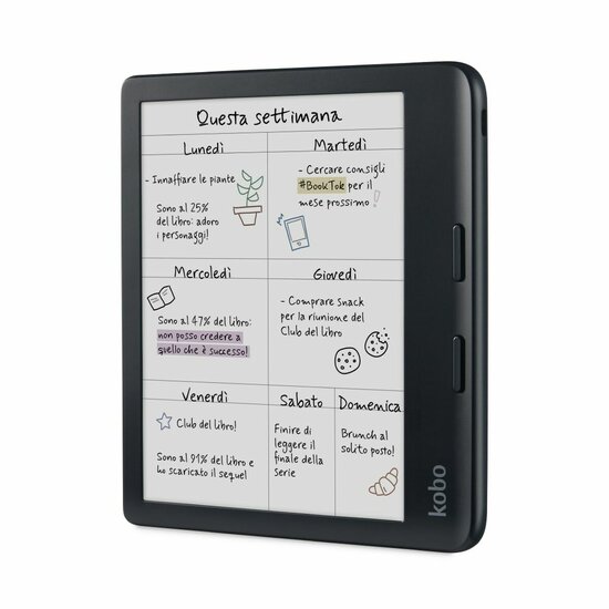 E-reader Rakuten N428-KU-BK-K-CK Zwart 32 GB 7&quot; 2