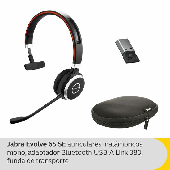 Hoofdtelefoon met microfoon Jabra 6593-833-309 Zwart 2