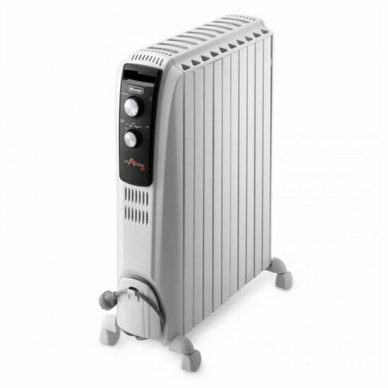 Olieradiator (10 kamers) DeLonghi Dragon4 TRD4 Wit 2500 W 2