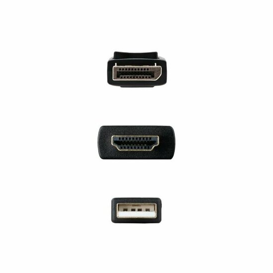 DisplayPort naar HDMI Kabel NANOCABLE 10.15.4352 Zwart 1,8 m 4K Ultra HD 2