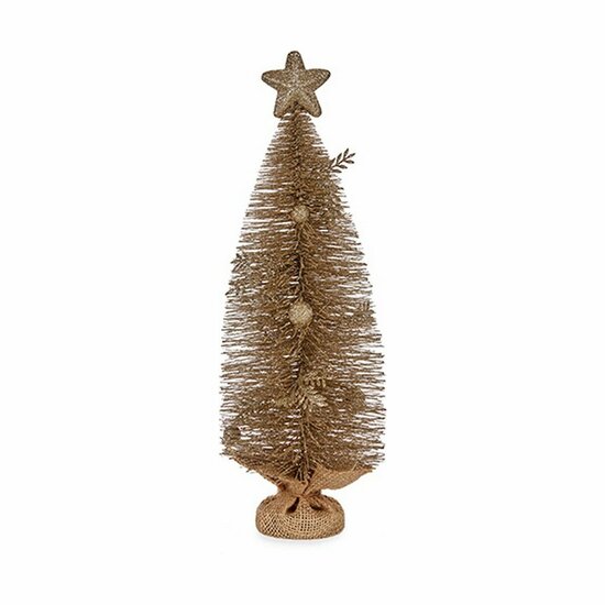 Kerstboom met Ster 23 x 14,5 x 46 cm champagne 1