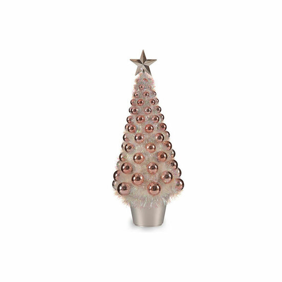 Kerstboom Iriserend 21,5 x 51 x 21,5 cm Roze Plastic Polypropyleen 1