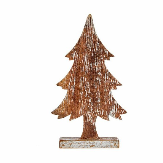 Kerstboom Bruin 5 x 39 x 21 cm Zilverkleurig Hout 1