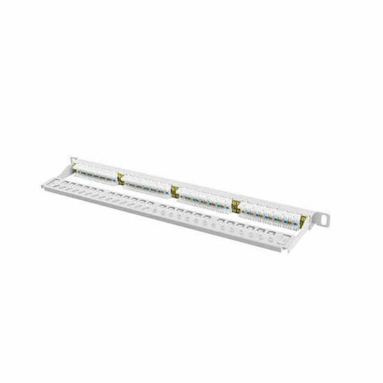 Patchpanel 24 UTP-Poorten Categorie 6 Lanberg PPU6-0024-S 1