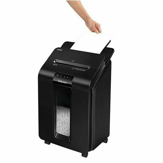 Papierversnipperaar Microsnippers Fellowes AutoMax100M Zwart 3