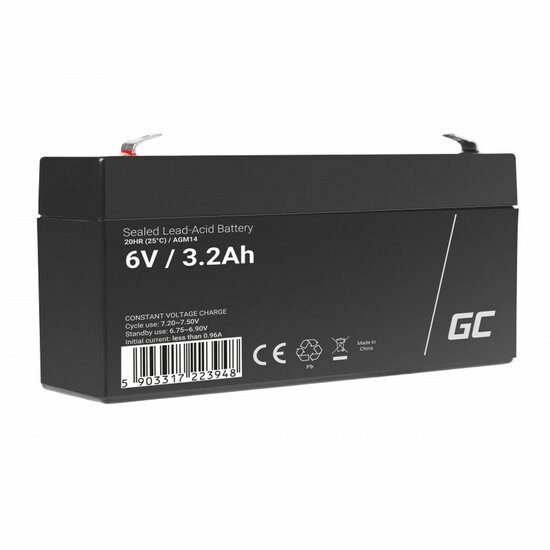 Batterij voor UPS SAI Green Cell AGM14 6 V 1