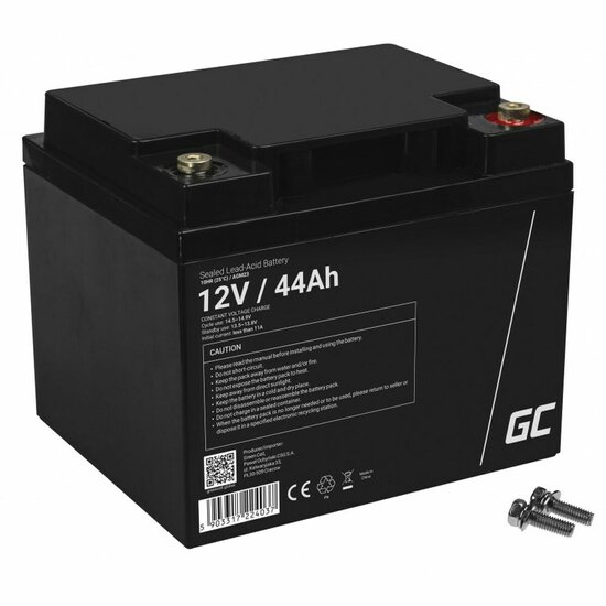 Batterij voor UPS SAI Green Cell AGM23 44 Ah 12 V 1