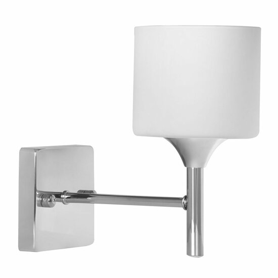 Wandlamp Activejet AJE-MIRA 1P Wit Zilverkleurig Metaal 40 W 23 x 21,5 x 11,5 cm (1 Onderdelen) 1