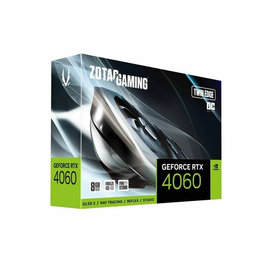 Videokaart Zotac ZT-D40600H-10M Geforce RTX 4060 8 GB GDDR6 2