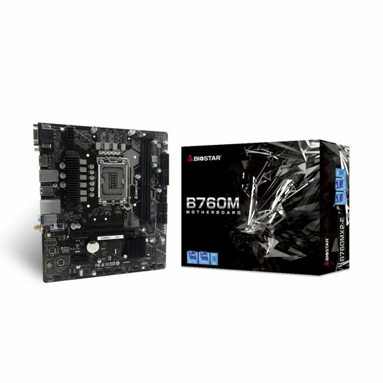 Moederbord Biostar B760MX2E                        LGA 1700 Intel B760 2