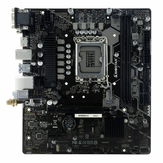 Moederbord Biostar B760MX2E                        LGA 1700 Intel B760 3