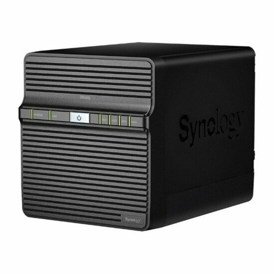 Netwerkopslag NAS Synology DS420J               Quad Core 1 GB RAM USB 3.0 LAN Zwart 1