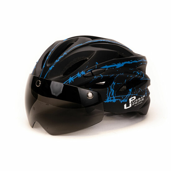 Helm voor Elektrische step Urban Prime UP-HLM-EBK-BB Blauw Zwart Zwart/Blauw 1