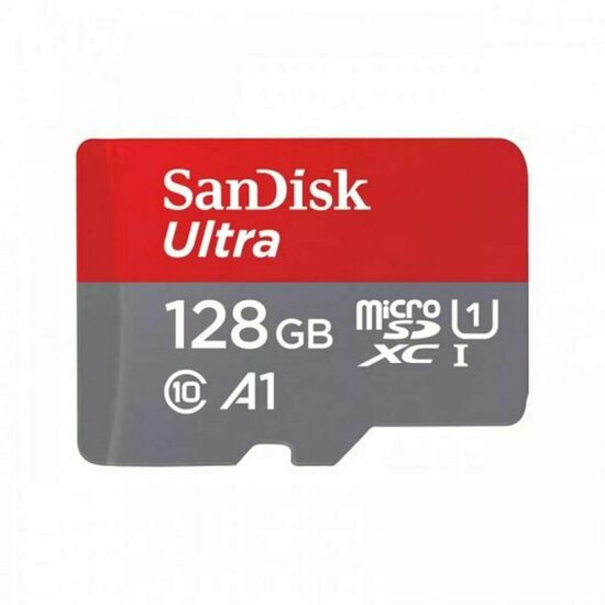 Micro SD kaart met adapter SanDisk Ultra 128 GB 1