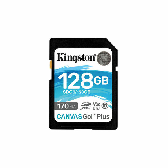 SD Geheugenkaart Kingston Canvas Go! Plus 128 GB 1