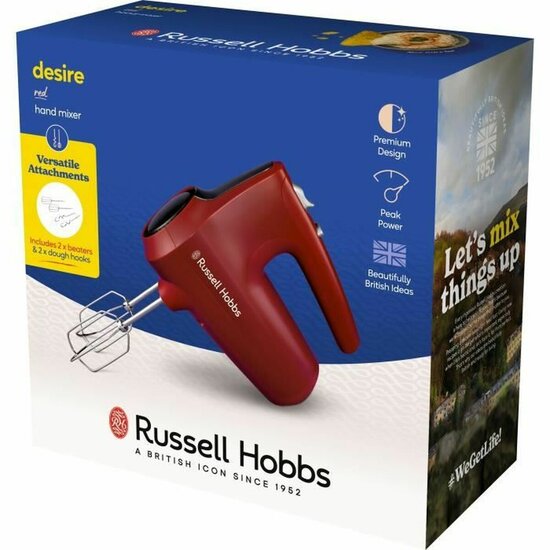 Handmixer Russell Hobbs Desire Red (1 Stuks) 5