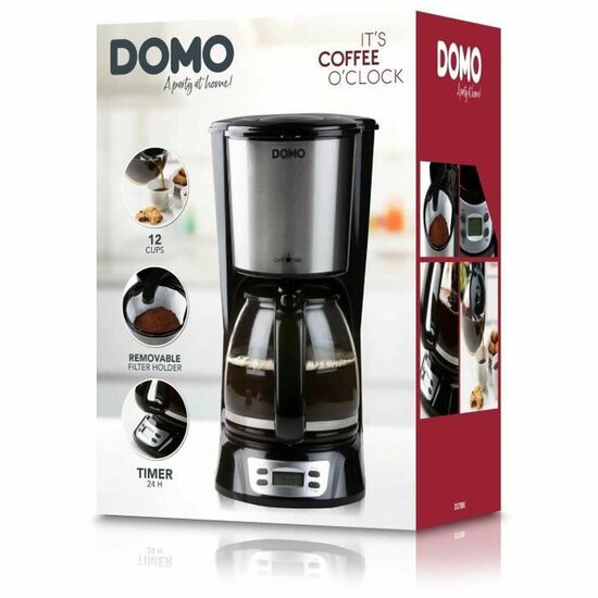 Drip Koffiemachine DOMO DO708K Zwart 1000 W 5