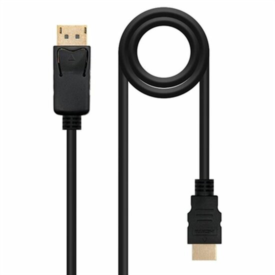 DisplayPort naar HDMI Kabel NANOCABLE 10.15.4310 Zwart 10 m 1