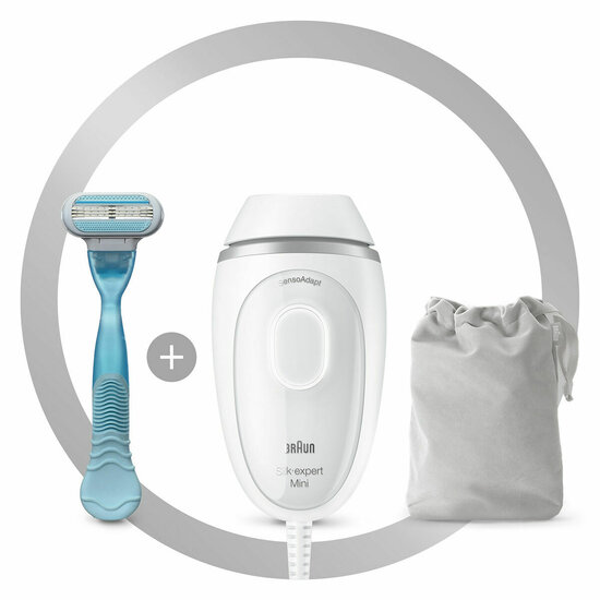 Epilator met pulserend licht en toebehoren Braun Mini PL1124 1