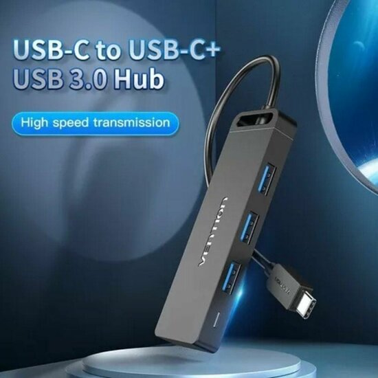 USB-HUB Vention TGTBB Zwart 2