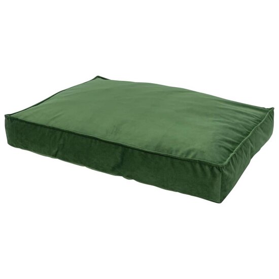 Madison Hondenkussen Velvet 80x55x15 cm groen 1