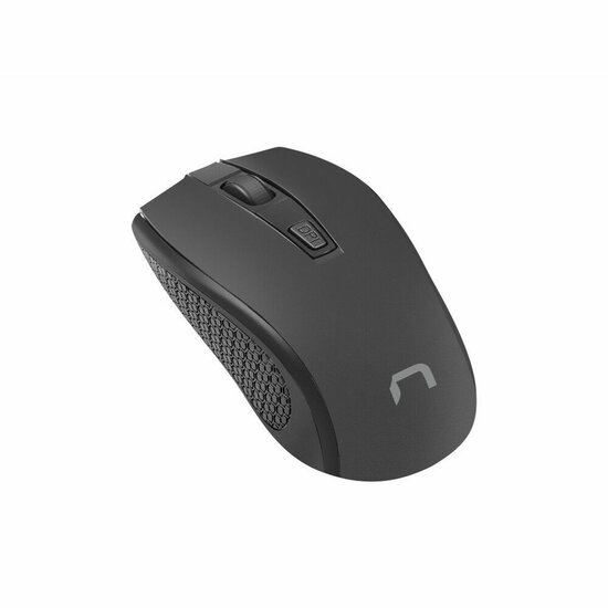 Muis Natec JAY 2 Zwart Wireless 1600 dpi 1