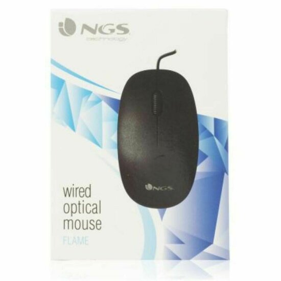 Optische Muis NGS NGS-MOUSE-0906 1000 dpi Zwart 4