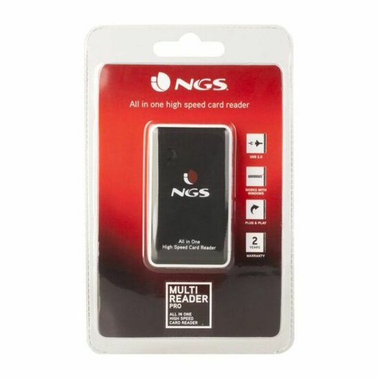 Kaartlezer Extern NGS FLTLFL0028 4299976 USB 2.0 Zwart 4