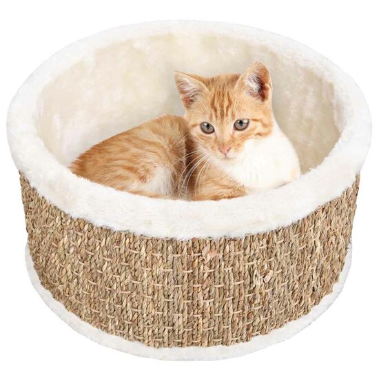 Kattenmand rond 36 cm zeegras 1