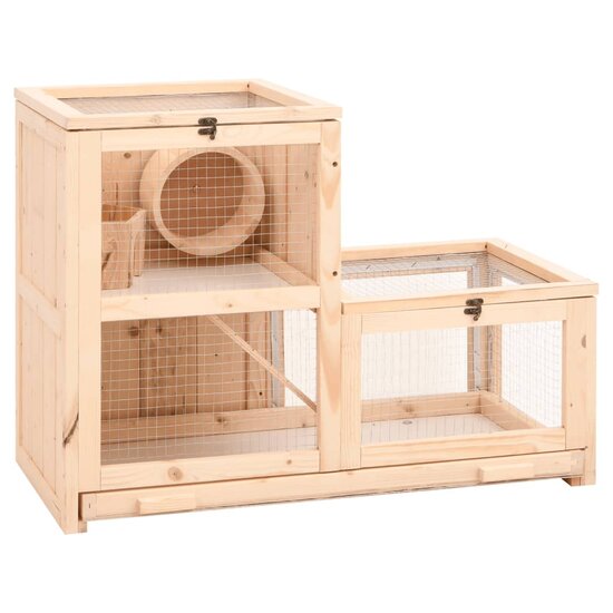 Hamsterkooi 81x40x60 cm massief vurenhout 1