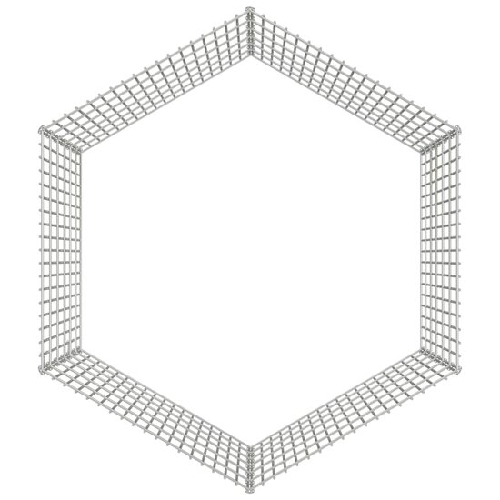 Dierenverblijf 6 panelen 54x60 cm gegalvaniseerd ijzer 7