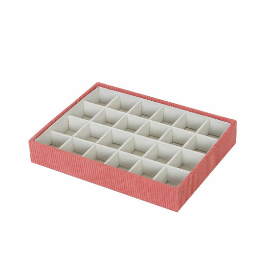 Juwelenkistje Versa Rood Polyester Karton 19 x 4 x 25 cm 1