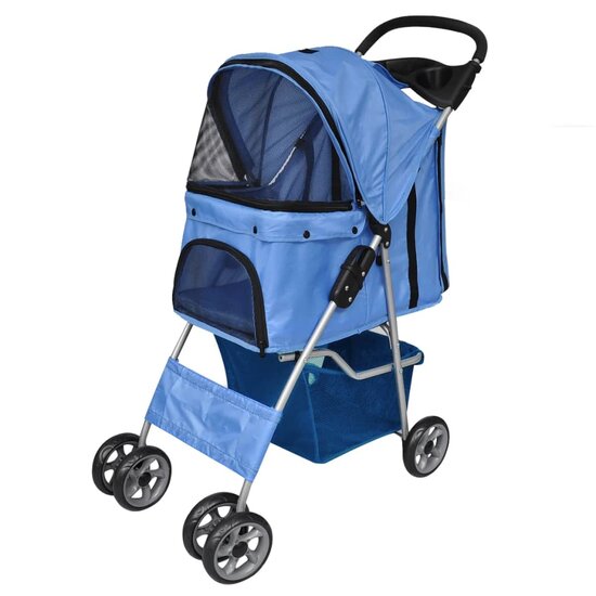 Wandelwagen voor hond blauw  1