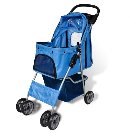 Wandelwagen voor hond blauw  3