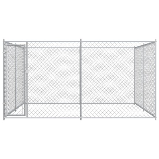 Hondenkennel voor buiten 383x383x185 cm 2