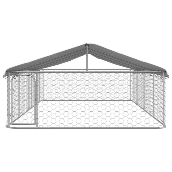 Hondenkennel voor buiten met dak 600x300x150 cm 3